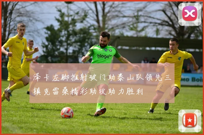 泽卡左脚推射破门助泰山队领先三镇克雷桑精彩助攻助力胜利
